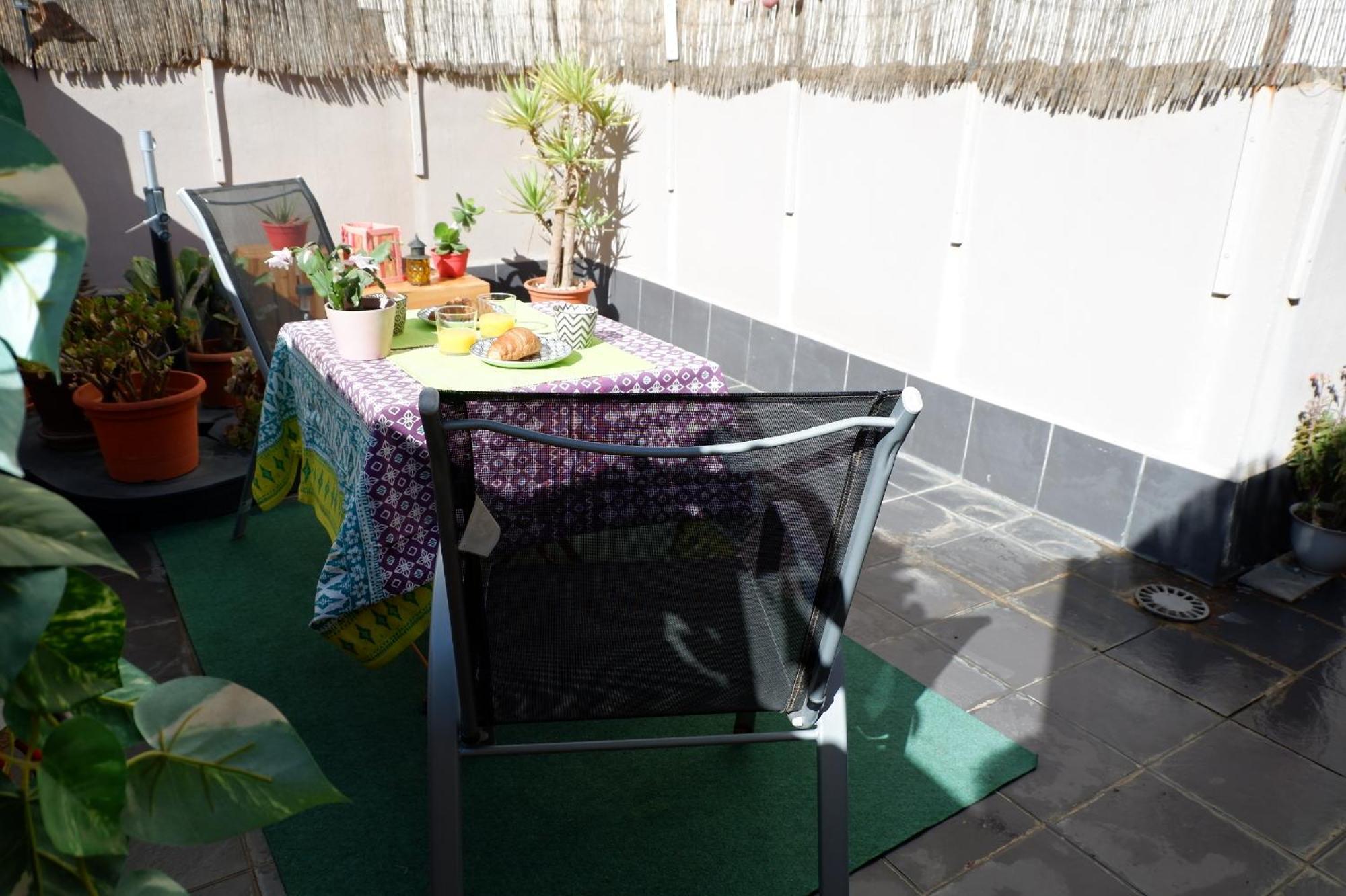Atico En El Centro Historico Con Terraza Apartman Málaga Kültér fotó