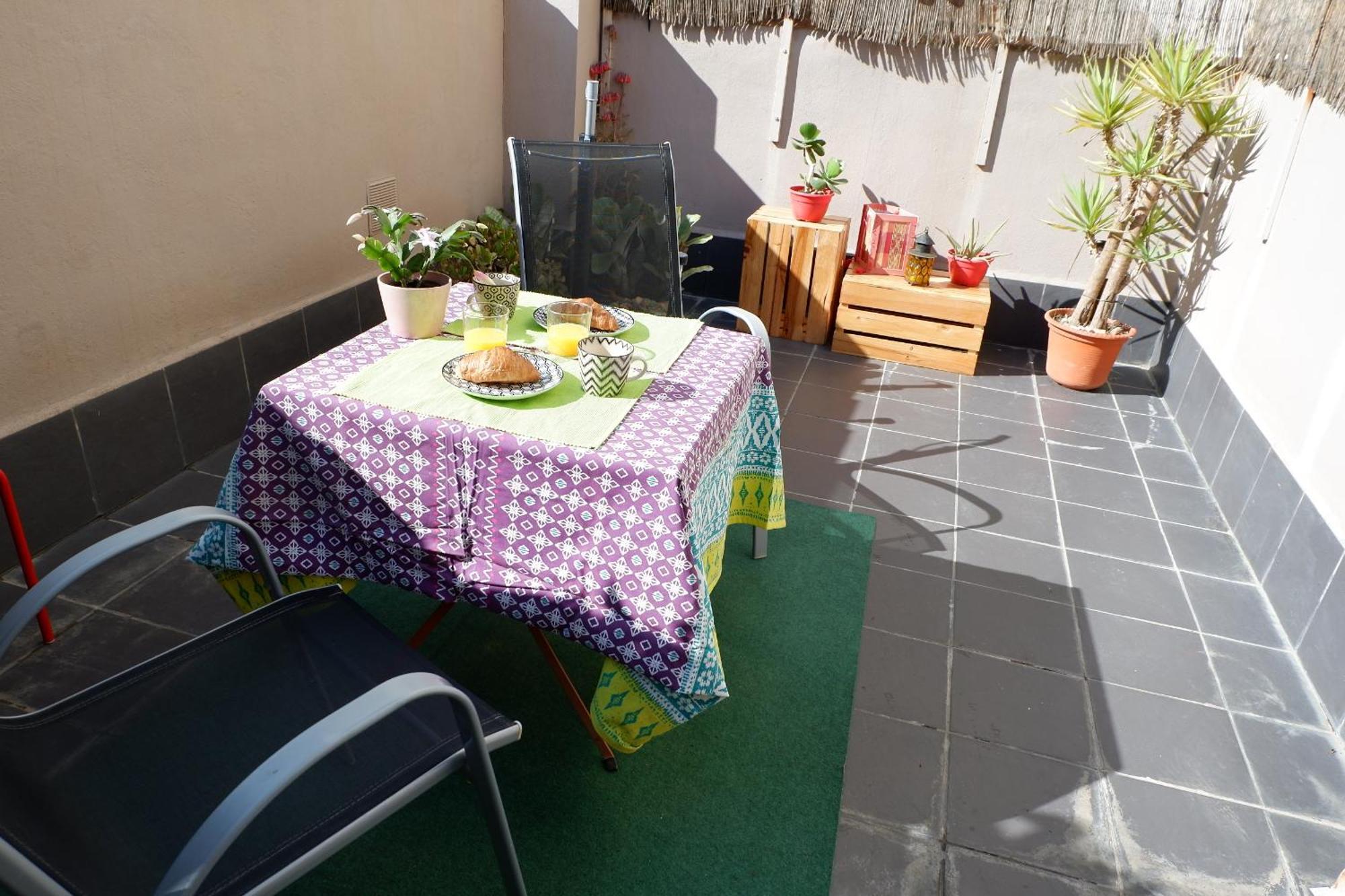 Atico En El Centro Historico Con Terraza Apartman Málaga Kültér fotó